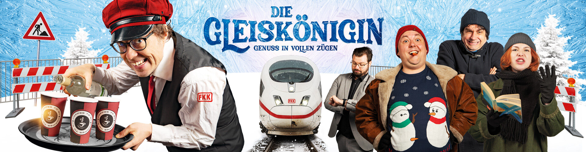 Kabarett-Weihnachts-Dinnershow - Die Gleiskönigin Kabarett-Weihnachts-Dinnershow - Die Gleiskönigin